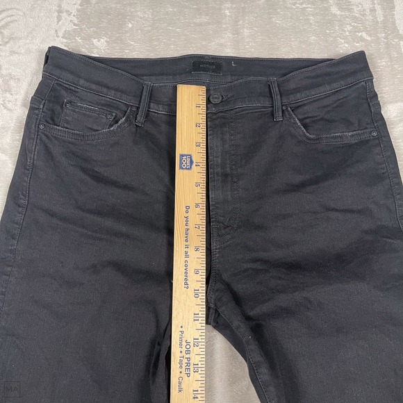 Mother Women's Jeans The Insider Crop Minimalist Casual 32 Black - Picture 5 of 10